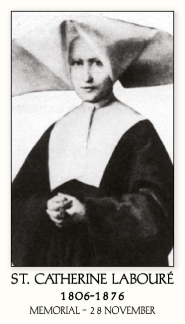 St. Catherine Laboure Prayer Card